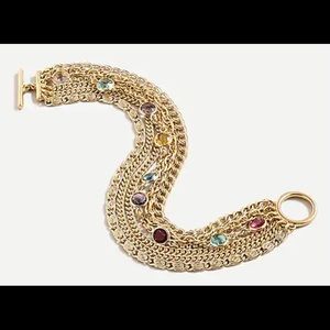 J Crew Layered Candy Dot Bracelet